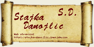 Stajka Danojlić vizit kartica